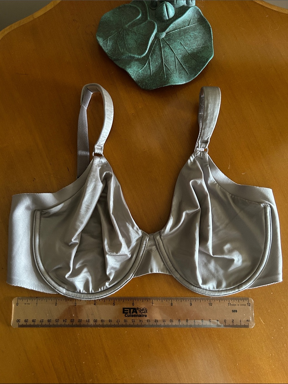 Olga Taupe Satin Underwire Bra